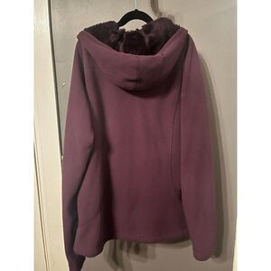 Cloudveil womens size large purple fleece jacket